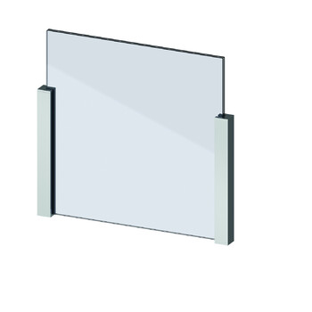Glassline Balmero mit Glasüberstand Bild