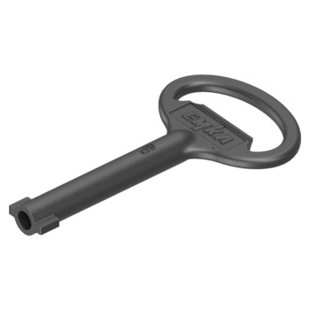 Schlüssel für Betätigung Doppelbart 5 Stahl schwarz gepulvert 1004-06 Bild