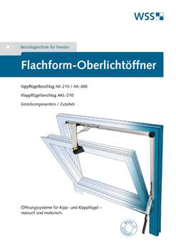Flachform-Oberlichtöffner