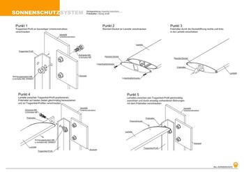MLL Sonnenschutz Montageanleitung Fräshalter