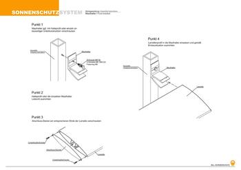 MLL Sonnenschutz Montageanleitung Maulhalter