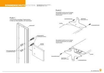 MLL Sonnenschutz Montageanleitung Sterndeckel