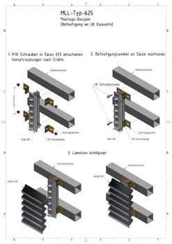 MLL Wetterschutz Montageanleitung Tragsäule 005