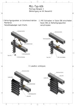 MLL Wetterschutz Montageanleitung Tragsäule 006-2
