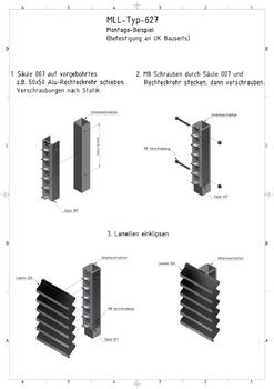 MLL Wetterschutz Montageanleitung Tragsäule 007
