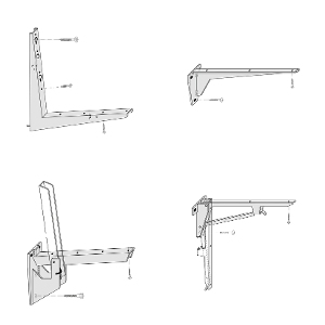 Klapp- und Sitzbankkonsolen