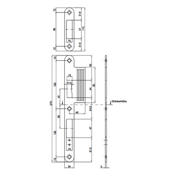 MFlipLock Set-Lappenschliessblech B-23421.R9243