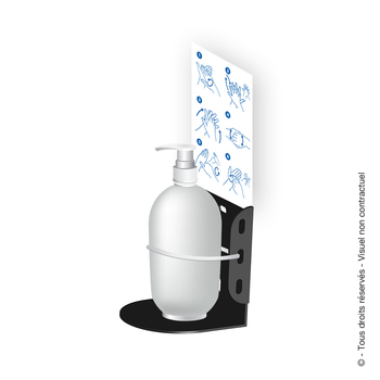 Dispenser-Wandhalter für Hand-Desinfektionsmittel oder Seifen-Dispenser