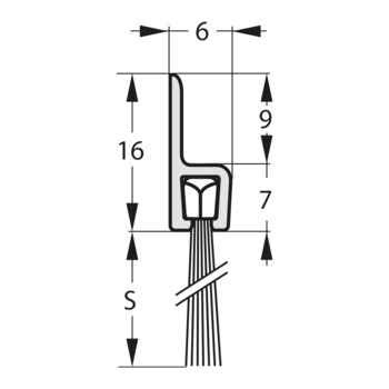 Bürstendichtung 3.565 Bild