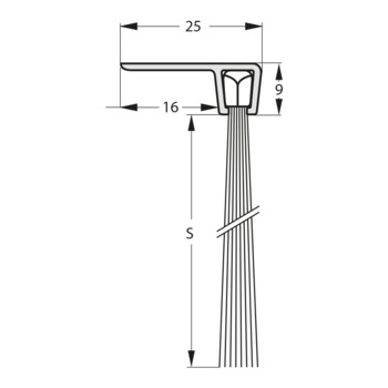 Bürstendichtung 3.585 Bild