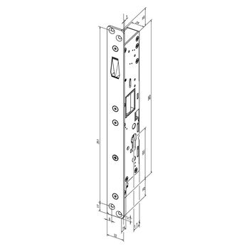 Technilock® Modell 844L4 844L430ESA----- Technische Zeichnung