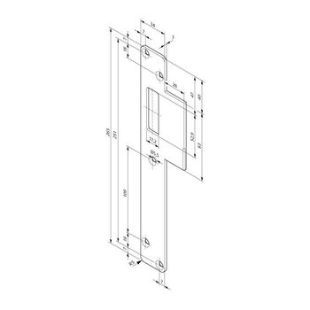 Schließblech Modell 844L4SBL2----04