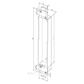 ASSA ABLOY - Schließblechkasten 844L4SBK