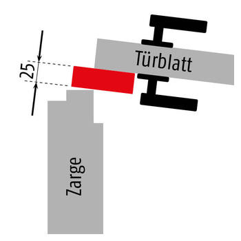 Türstopper FSH 9000 Ansicht von oben Bild