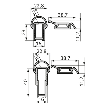 ATHMER Schutzprofil BA-22+