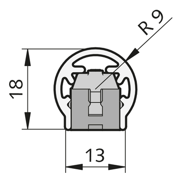 ATHMER Schutzprofil BU-18 K+