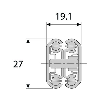 Kugel-Vollauszüge ACCURIDE 2731 CL mit Verriegelung Dimension