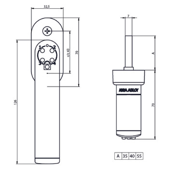 ASSA ABLOY Code Handle® Window 492-7812x----00 Bild