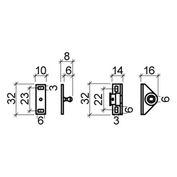 Kugelschnäpper 4812601 Massbild