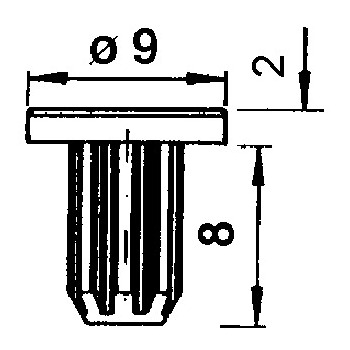 Türanschlagpuffer zum Einbohren 4888721-26