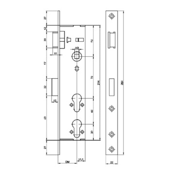 ASSA ABLOY MSL PORTA 1937.7.7 Massbild