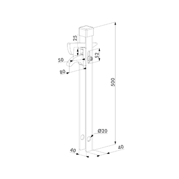 LOCINOX Torfeststeller ABK 679.531 Massb ild