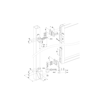 LOCINOX EXCENTRO-M16 Massbild