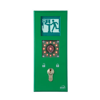 FTI Fluchttürsteuerterminal Integral mit Zeitverzögerung t1 mit PZ grün