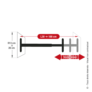 Fenstergitter Einbaumasse 1 Stab 440301 Bild