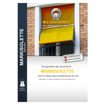 Prospekt MLL-LICHTSCHUTZ MARKISOLETTE pdf