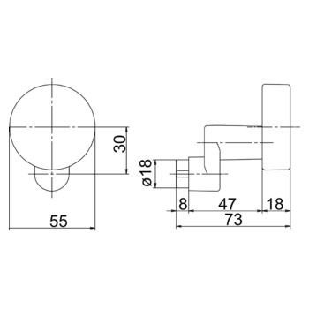 MEGA 05-37755-170 Knopf Massbild