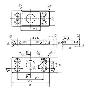 Rosette 1251.4 Massbild