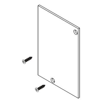 Teufelbeschlag Deckblech aus Leichtmetall No. 4-004