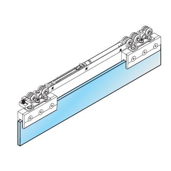 Flügelgarnitur VARIANT HD light softStop 110 kg - einseitig 4-308 ED1