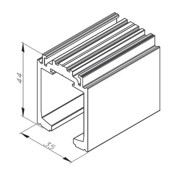 Teufelbeschlag VARIANT Laufschiene Fixmass 04-311 Bild