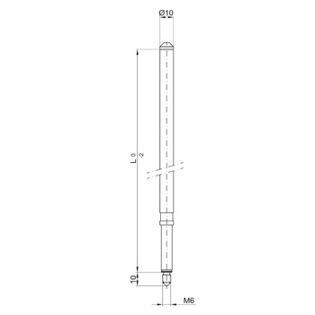 ASSA ABLOY Treibstange 12171022_1725 Massbild