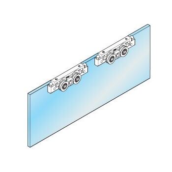 Schiebetürbeschlag miniMOline 150 Flügelgarnitur 4-501