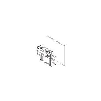 Stirndeckel  für Laufschiene OS (60 x 60 mm) 4-504