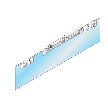 Schiebetürbeschlag miniMOline 75 softStop beidseitig parallel Flügelgarnitur 4-512 ED2P