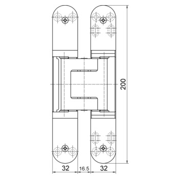 Simonswerk Objektband  TECTUS TE 540 3D FMassbild