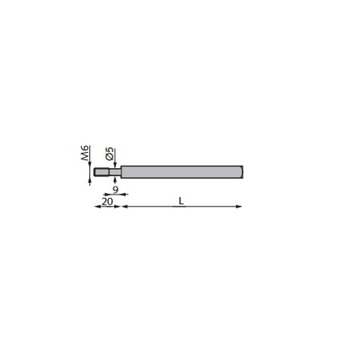 Wechselstift mit Gewinde M6