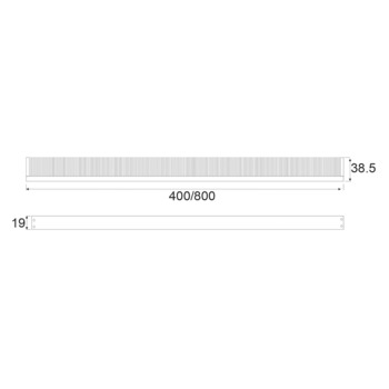 8.51.579.51 - 52 Kabeldurchlass EXIT NCS, einseitig Massbild