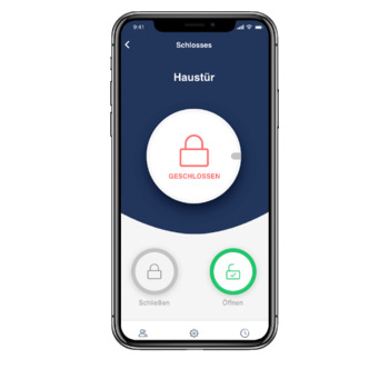 tedee APP Auf- und zusperren geschlossen