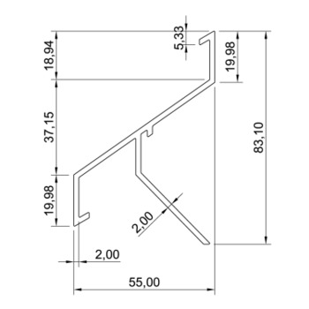 Z-Lamelle 040GE