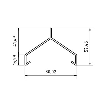 V-Lamelle 080