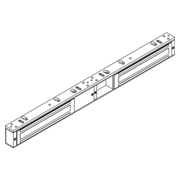 Doppel-Mini-Magnet 600 LBS (2700N), 12-24V DC, Aufschraubmontage