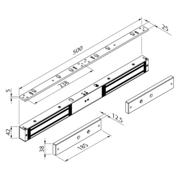 ASSA ABLOY MAGD-600SM----- Massbild