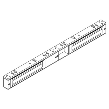 Doppel-Mini-Magnet 600 LBS (2700N), 12-24V DC, Aufschraubmontage, Hall-Sensor