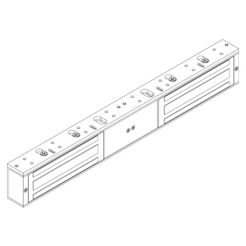 Doppel-Maxi-Magnet 1200 LBS (5300N), 12-24V DC, Aufschraubmontage