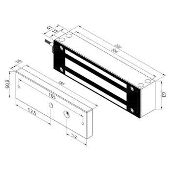 ASSA ABLOY MAGG1200SM----- Massbild